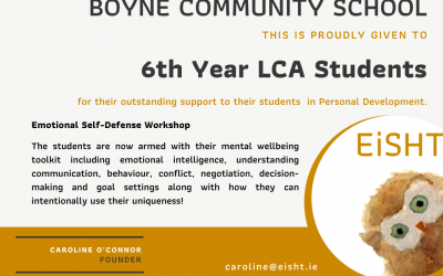 Sixth Year LCA’s Complete Emotional Self-Defense Workshop