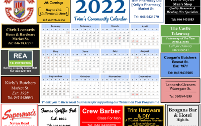 TY Community Calendar- Sponsored by Local Businesses