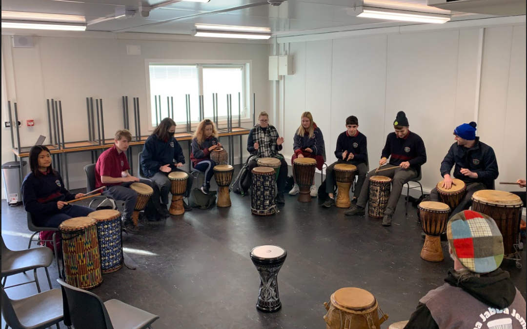 African Drumming Workshop with Dave from Jabba Jabba Jambe.