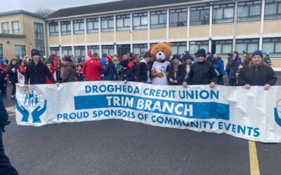 ST Patricks Day Parade- TY Students Represent Trim Credit Union