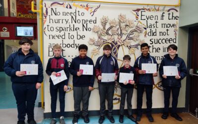 1st and 2nd Year ‘Student of the Month’ and ‘Meas, Mórtas, Muintearas’ Winners- April 2023!
