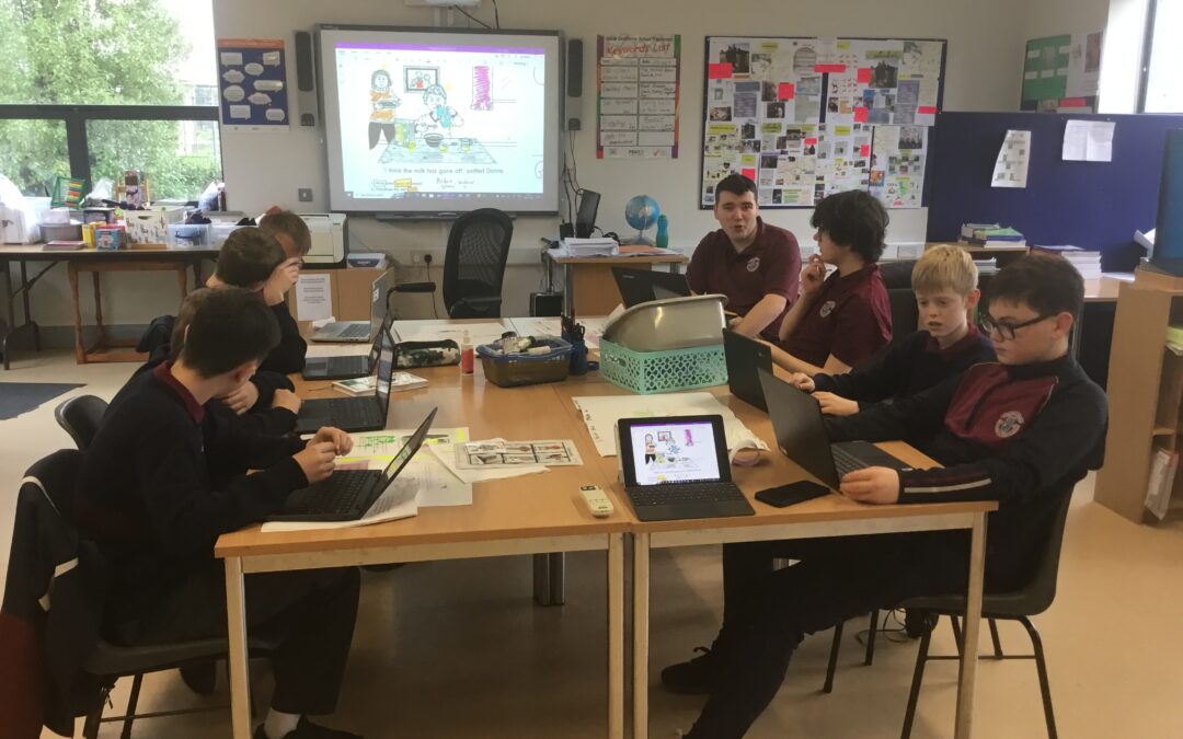 Dynamic Collaboration: Fostering digital literacy and social communication skills in our Cuan Slan.