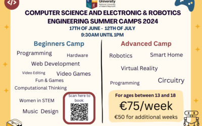 MAYNOOTH UNIVERSITY COMPUTER SCIENCE SUMMER CAMPS 2024