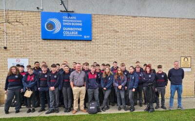 CLASS BECTIVE AND TARA VISIT DUNBOYNE COLLEGE